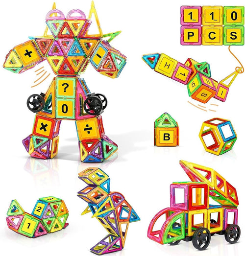 110pcs Magnetic Building Blocks, Magnetic Building Blocks, Children's Toys UK
