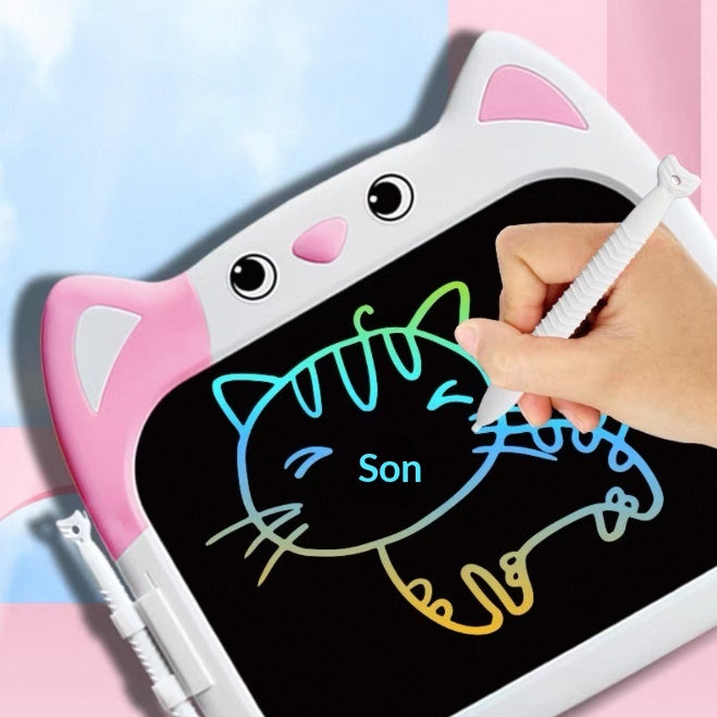Kids LCD Writing Tablet With Cat Design