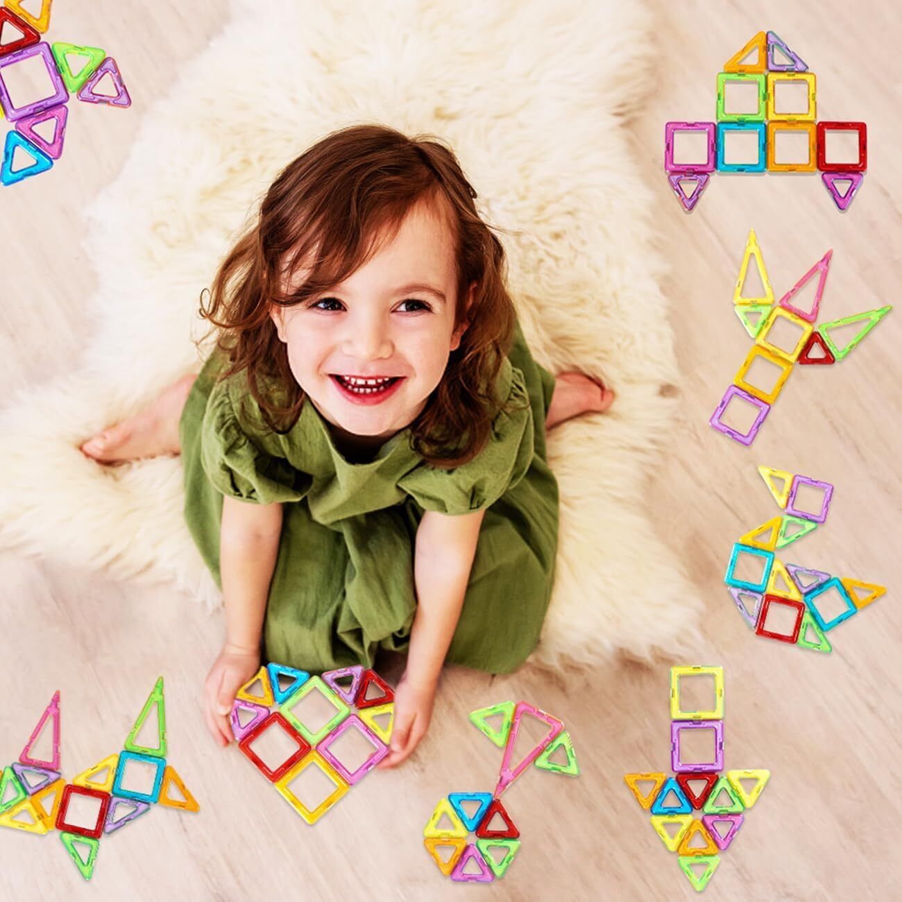 110pcs Magnetic Building Blocks, Magnetic Building Blocks, Children's Toys UK