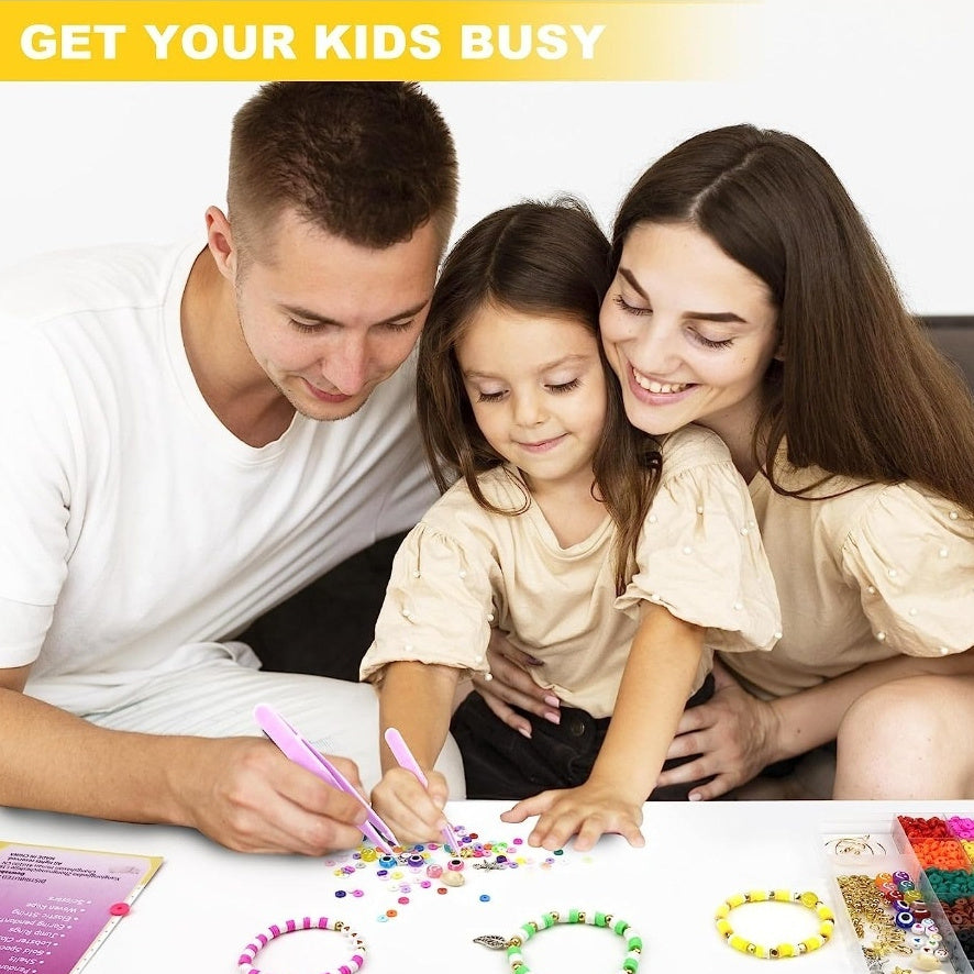 20-Color Clay Bead Material Kit 5,000 Pieces DIY Craft Set