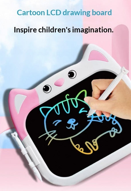 Kids LCD Writing Tablet With Cat Design