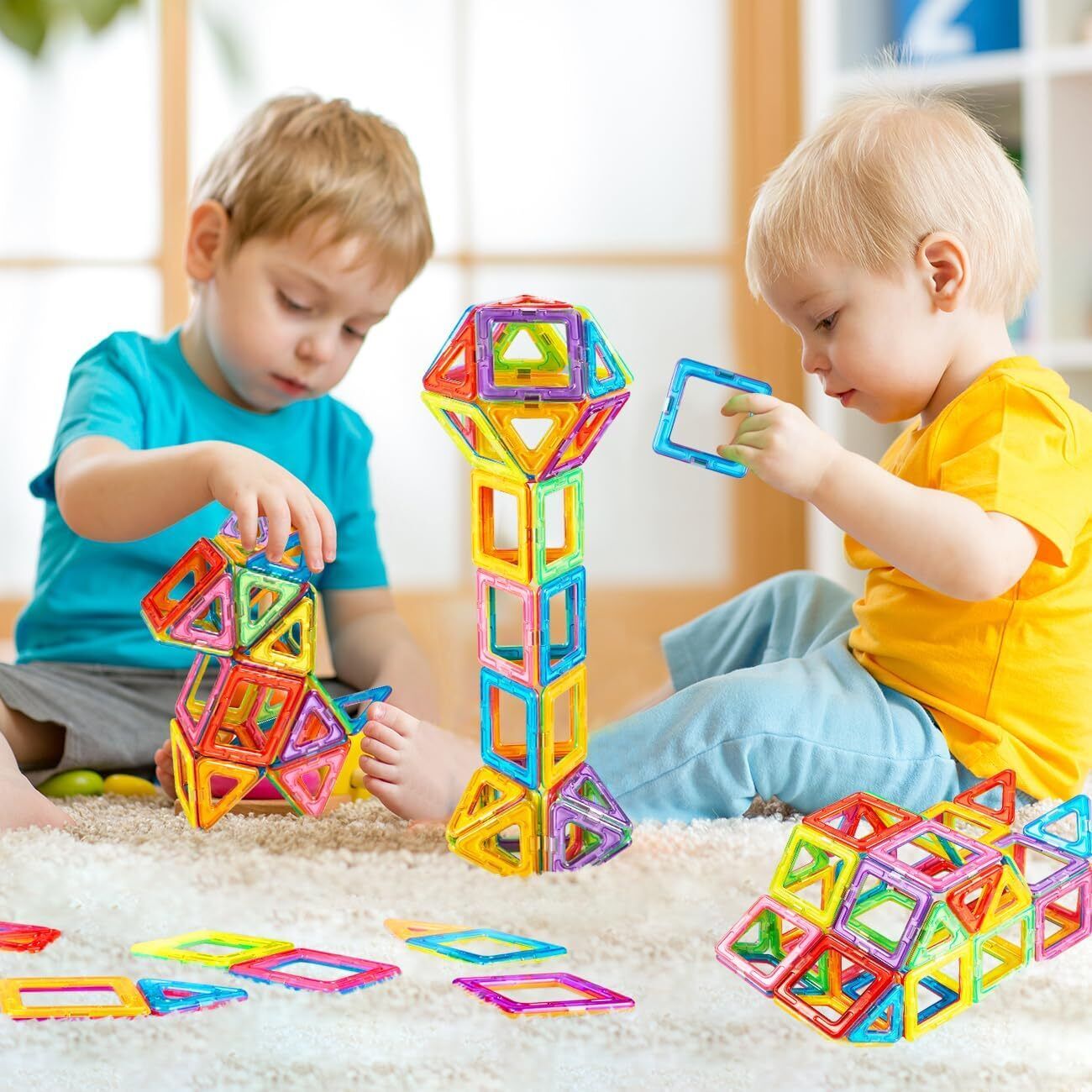 110pcs Magnetic Building Blocks, Magnetic Building Blocks, Children's Toys UK